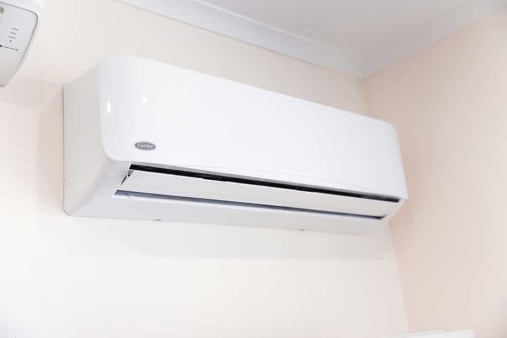 Split system air con unit